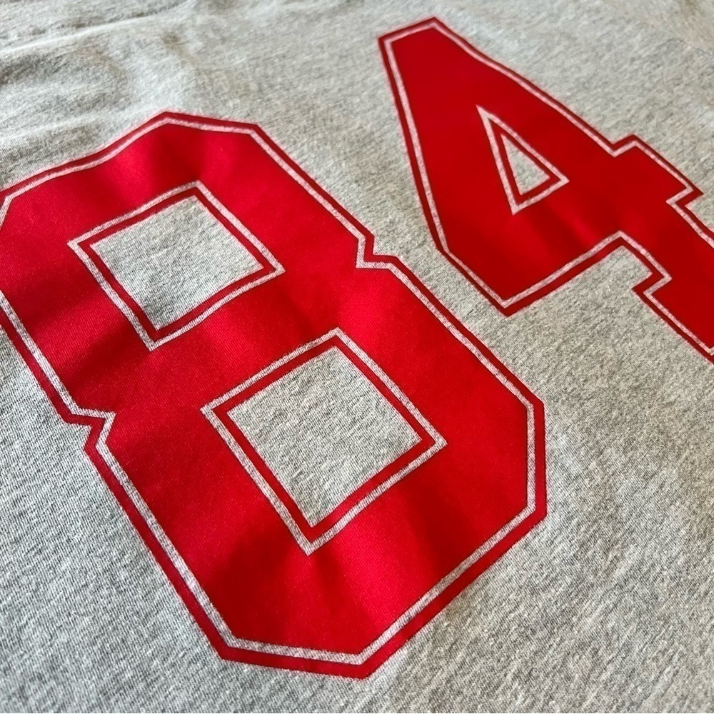 New Retro GHOSTBUSTERS 1984 Logo Baseball Shirt M Gray LOOT CRATE Short Sleeve - Picture 8 of 9
